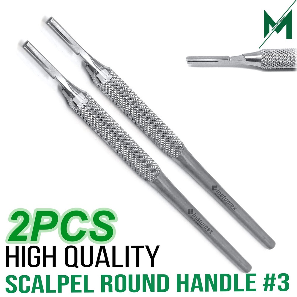 Surgical Scalpel Handle Holder #3 With Round Pattern Premium Quality Instruments