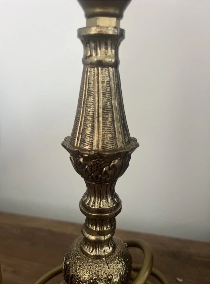 Two Vintage Lamps Just Need Plugs