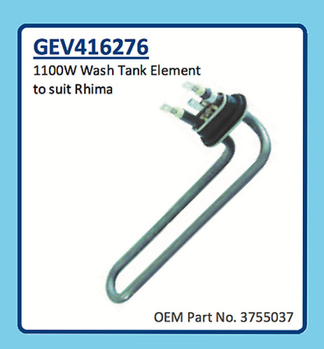 RHIMA WASH TANK ELEMENT 1100W GEV416276 3755037