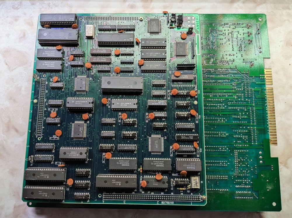 PAC-MANIA PCB PC Boad Namco 1987 SYSTEM-1 JAMMA Mint Condition No Hacks/Repairs