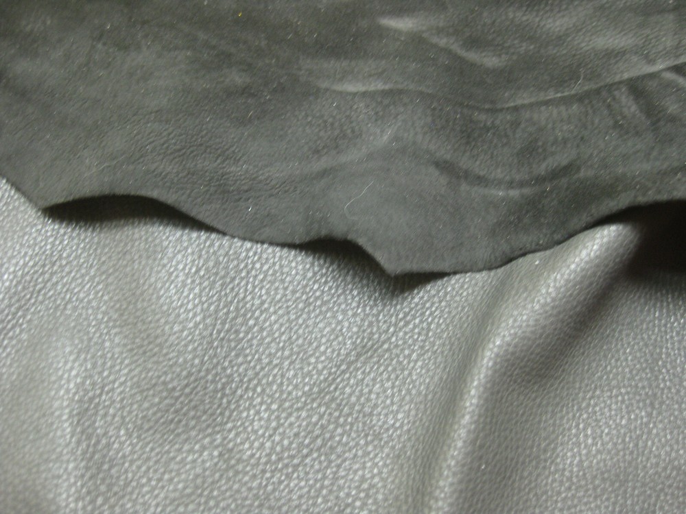 Black Top Grain Deer Leather #0009739 ROW 73