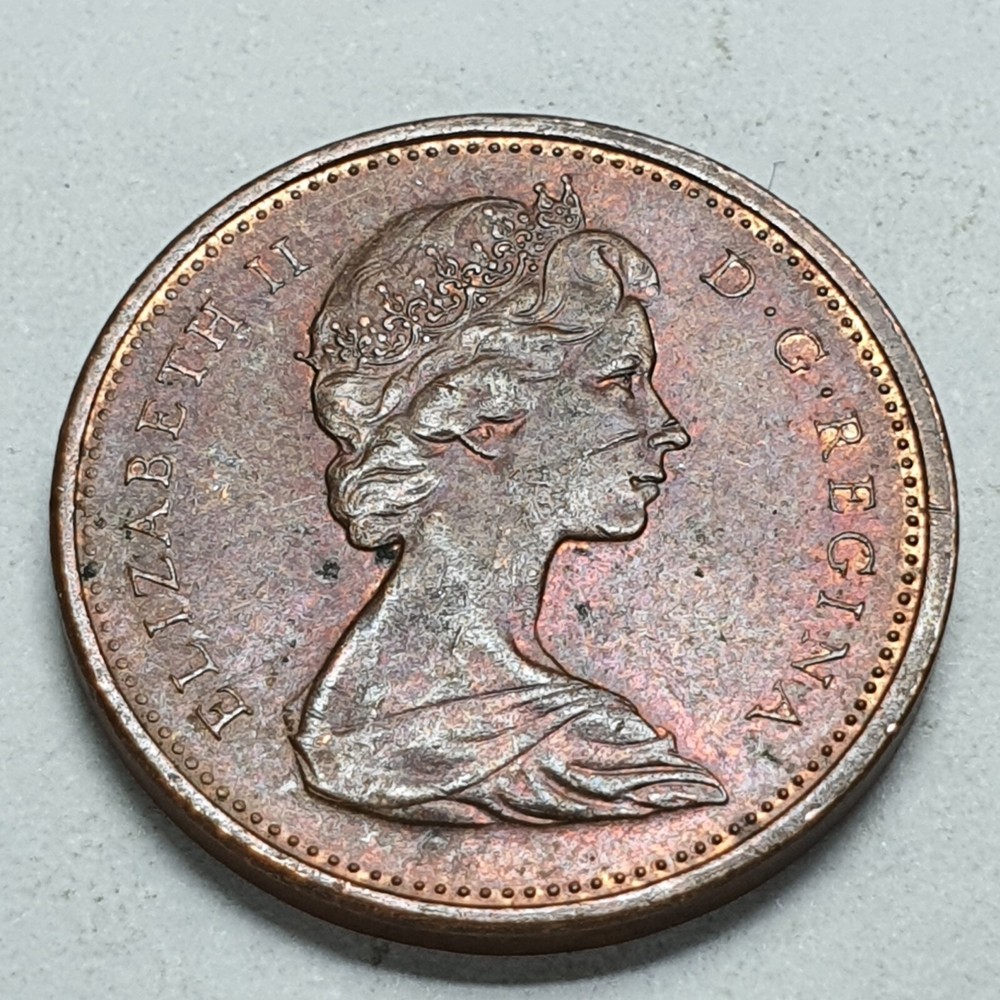 Canada 1 Cent 1967 Coin 03125