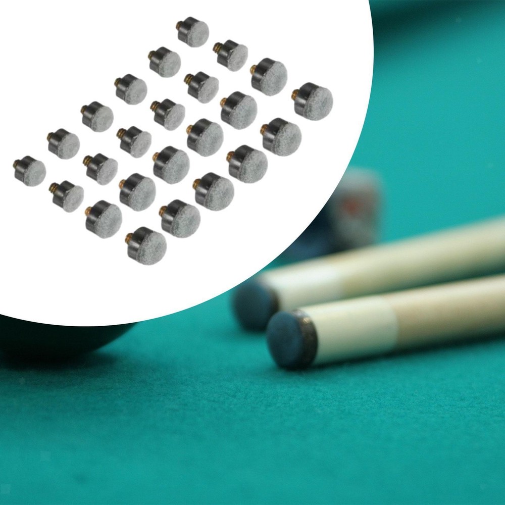 24Pcs Pool Cue Tips Replacement Pool Cue Parts