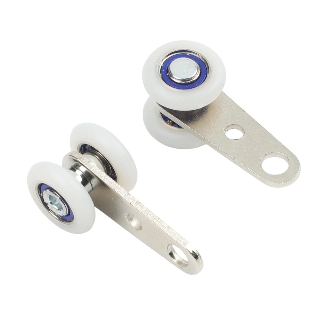 Effortless Sliding Solutions Hanging Track Pulley Block for Cabinets and Doors