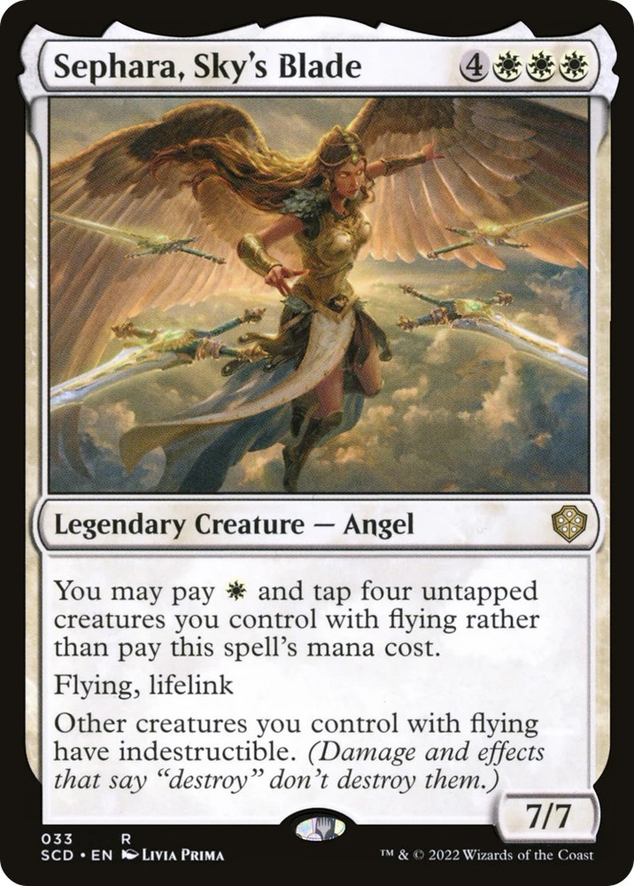 Sephara, Sky's Blade [Starter Commander Decks] Near Mint