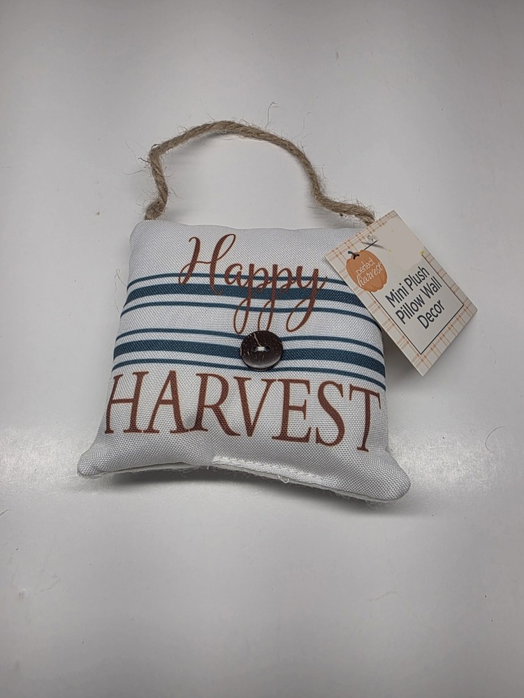 Happy Harvest Mini Plush Pillows Wall Decorations 4X4X0.5