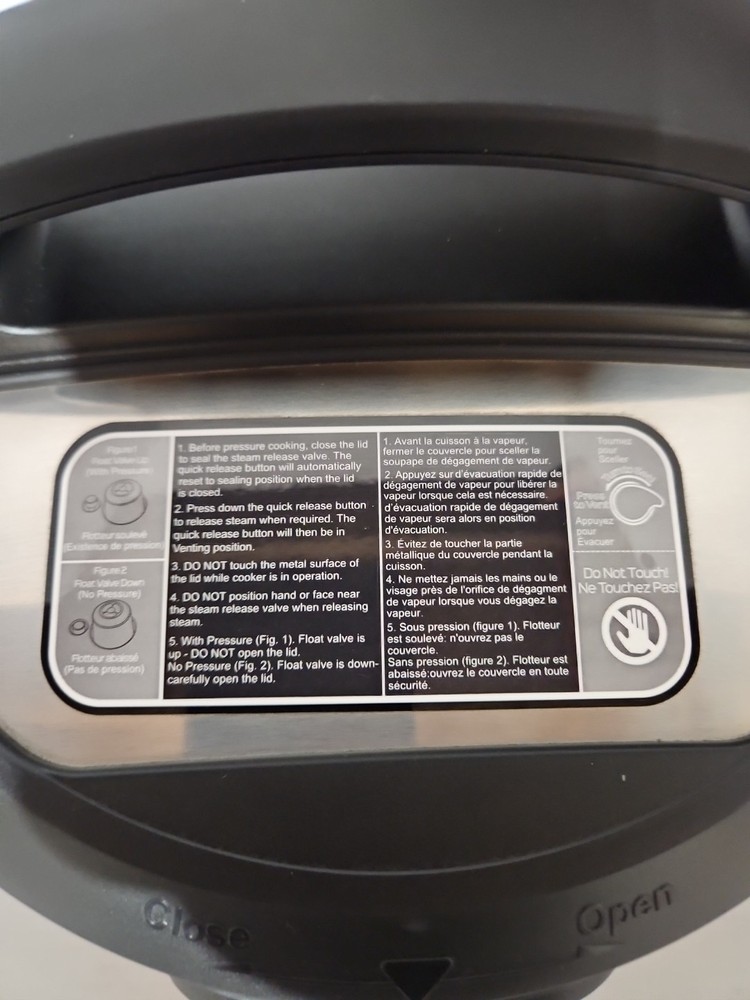 InstaPot Duo Nova 6 Qt Pressure Cooker Missing Pot insert