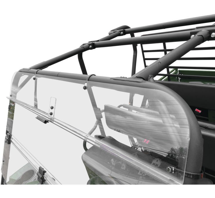QB Windbreak Half Folding Windshield for Can Am Commander 1000 4x4 11-20