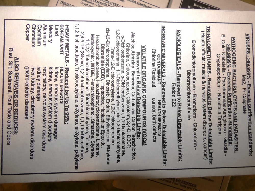 Original Authentic Berkey Black BB9-2 Water replacement Filters - New Old Stock