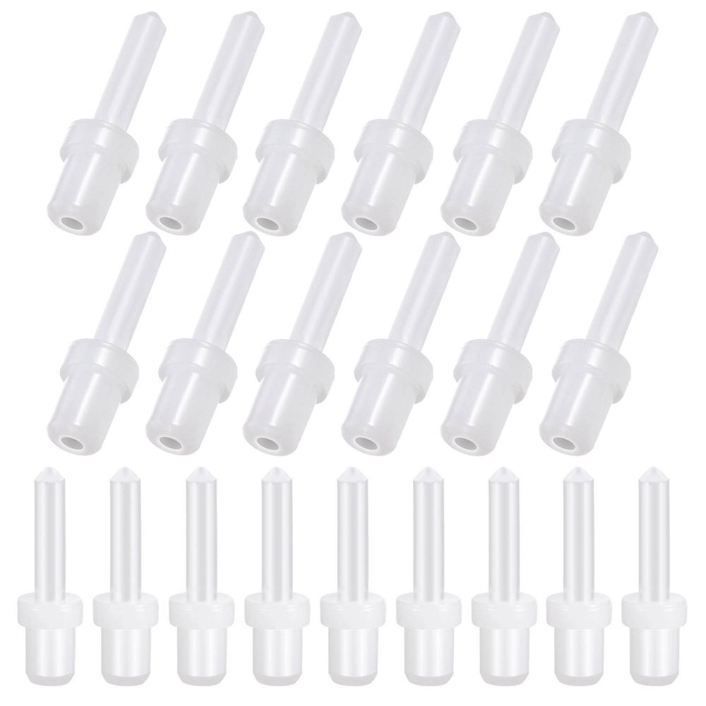 60PCS Shutter Repair Pins Spring Loaded Plantation Shutter Replacement White
