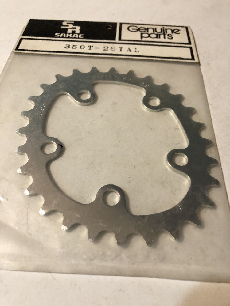 Vintage Sakae SR Ovaltech Chainring MTB 28T