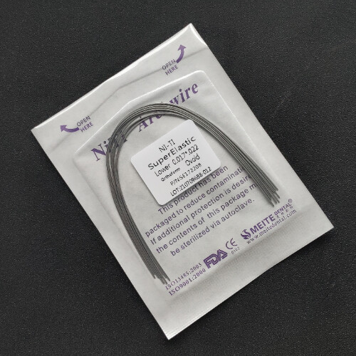 10Pcs Dental Super Elastic Niti Arch Wire Rectangular Bows Arcs Natural Form