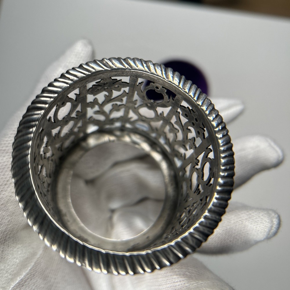 Antique silver trinket box, London 1914