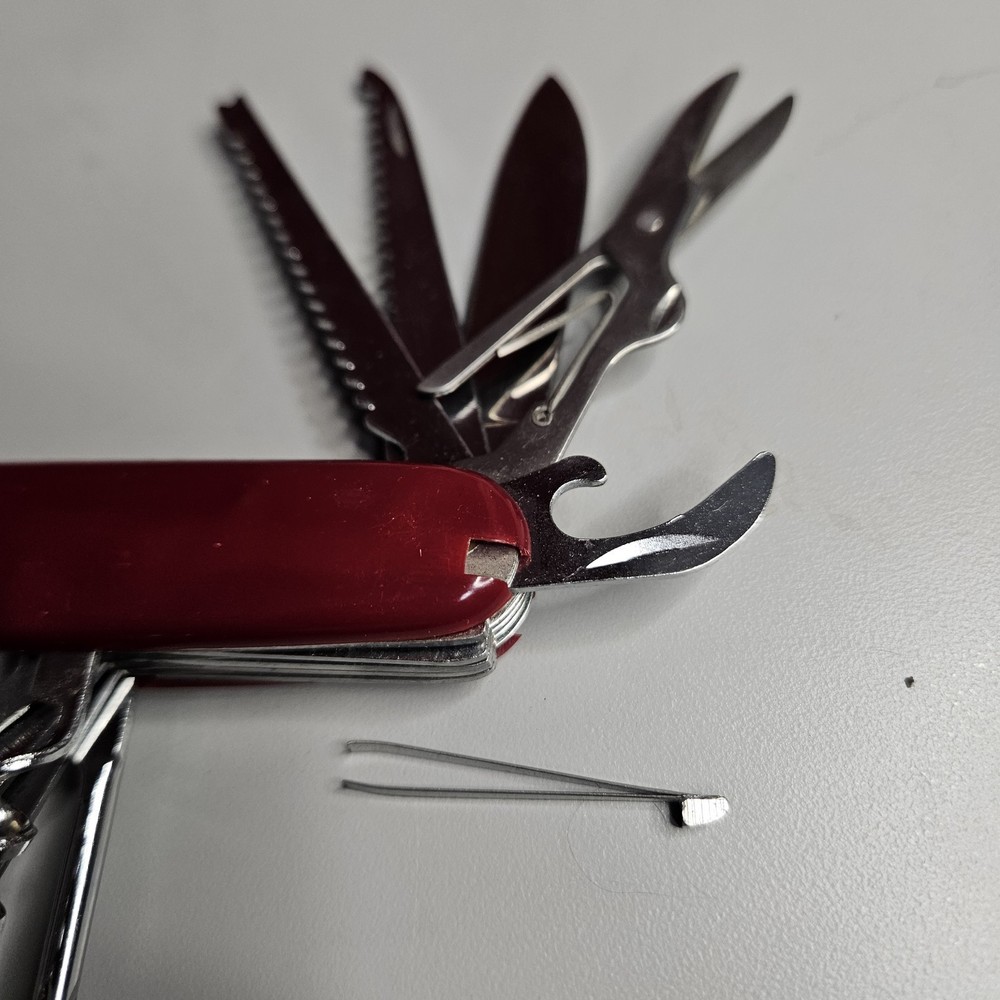 Multi Tool Pocket Knife Made In China Red Handles 11 Tools