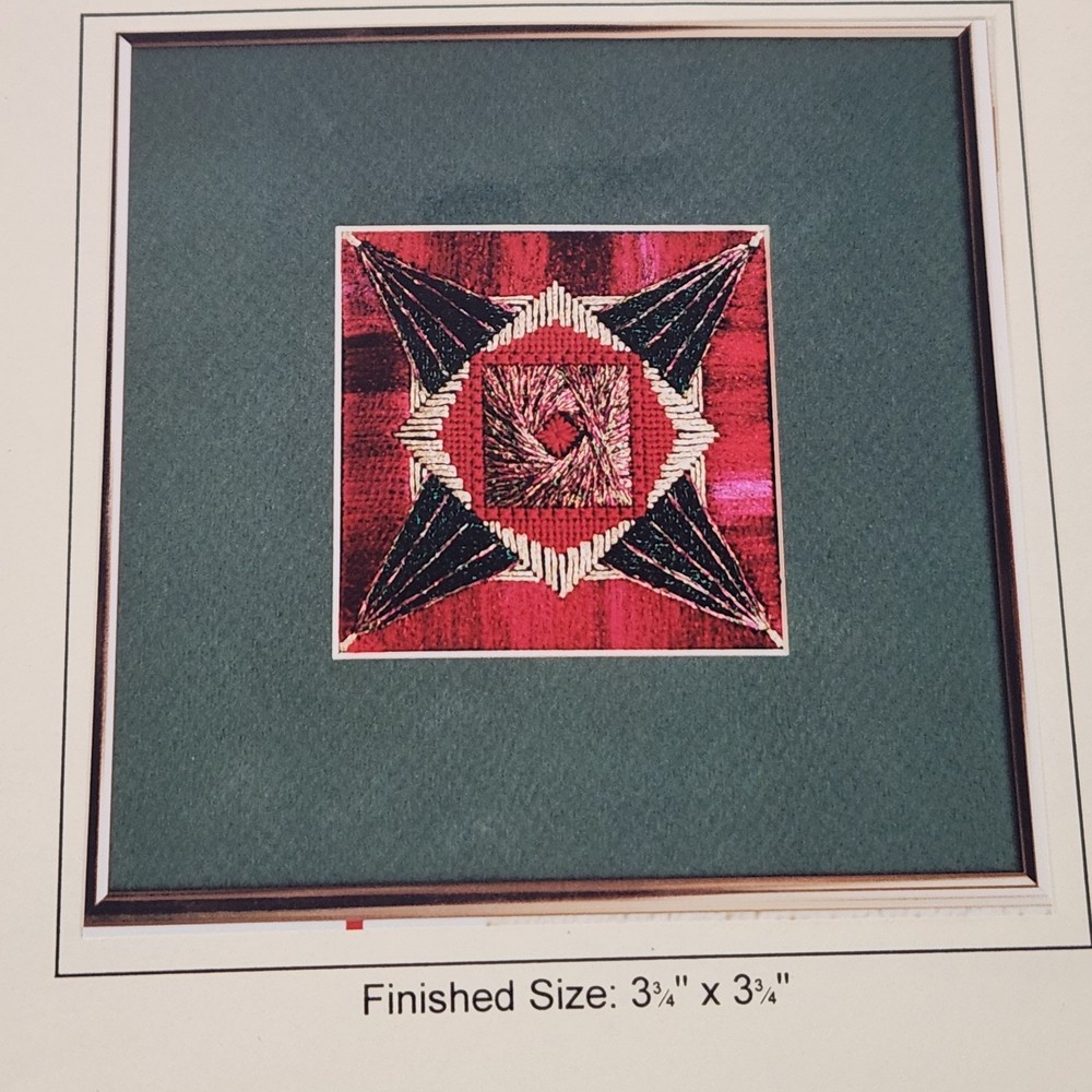 Amybear Needlepoint Design Christmas Tree Star Pattern Chart CTSC