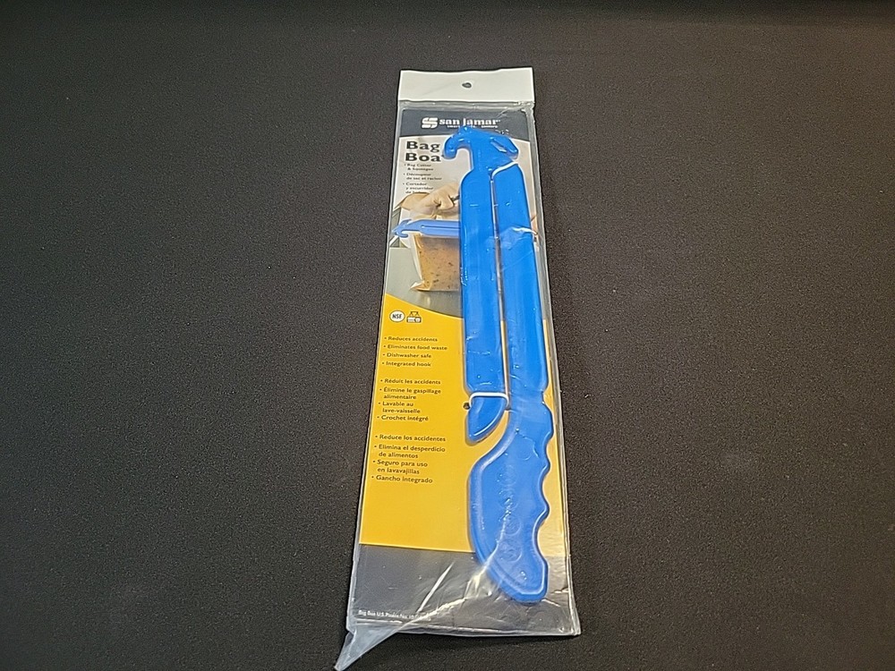 San Jamar BB100 Bag Boa Bag Cutter Polypropylene Blue