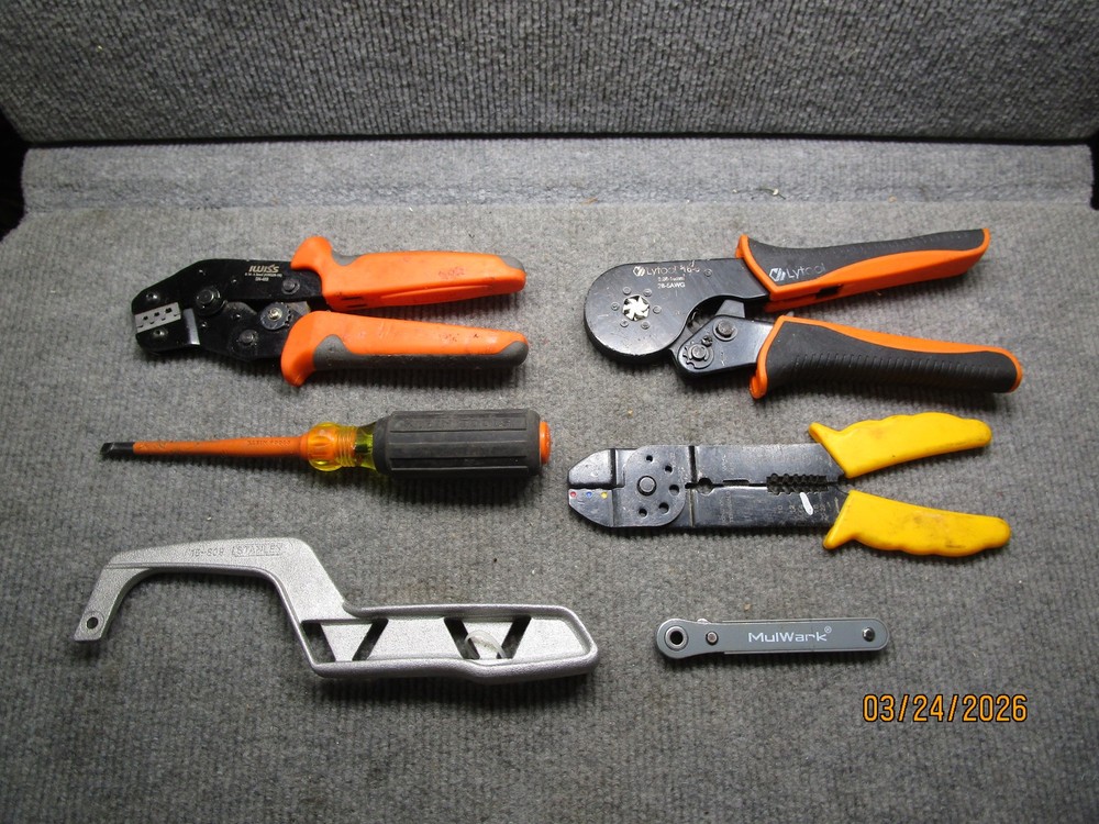 Lot Misc Crimping Tools & More
