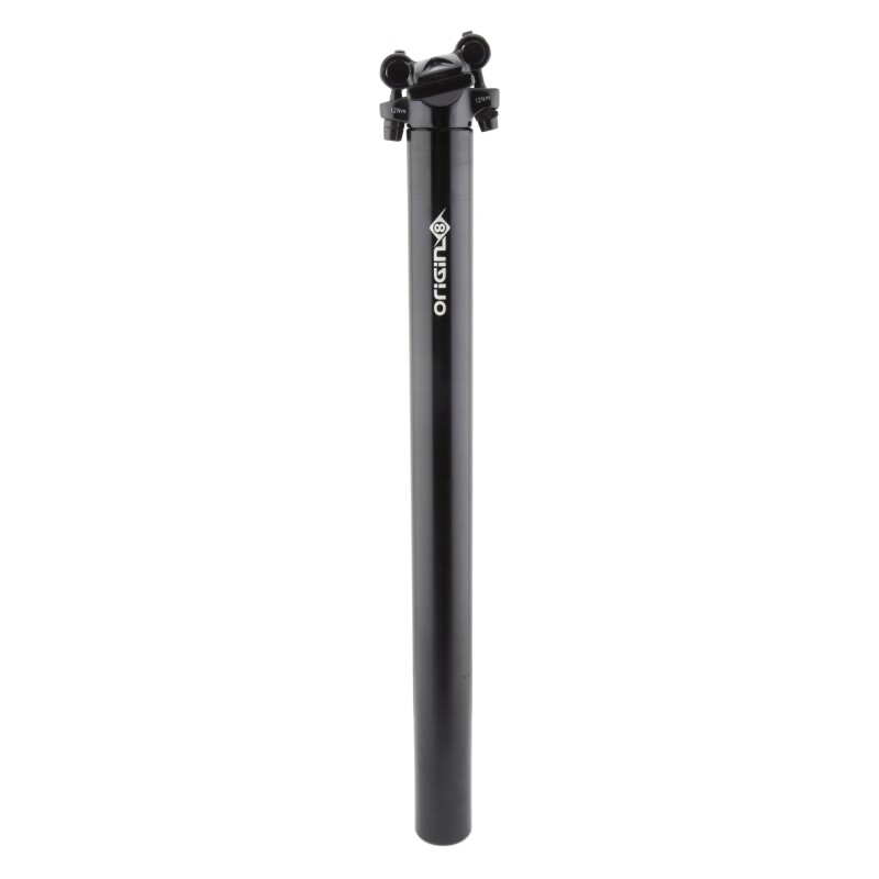 Origin8 Pro Fit Zero Setback  Alloy 26.8mm Seatpost Micro Adjustable Post Black