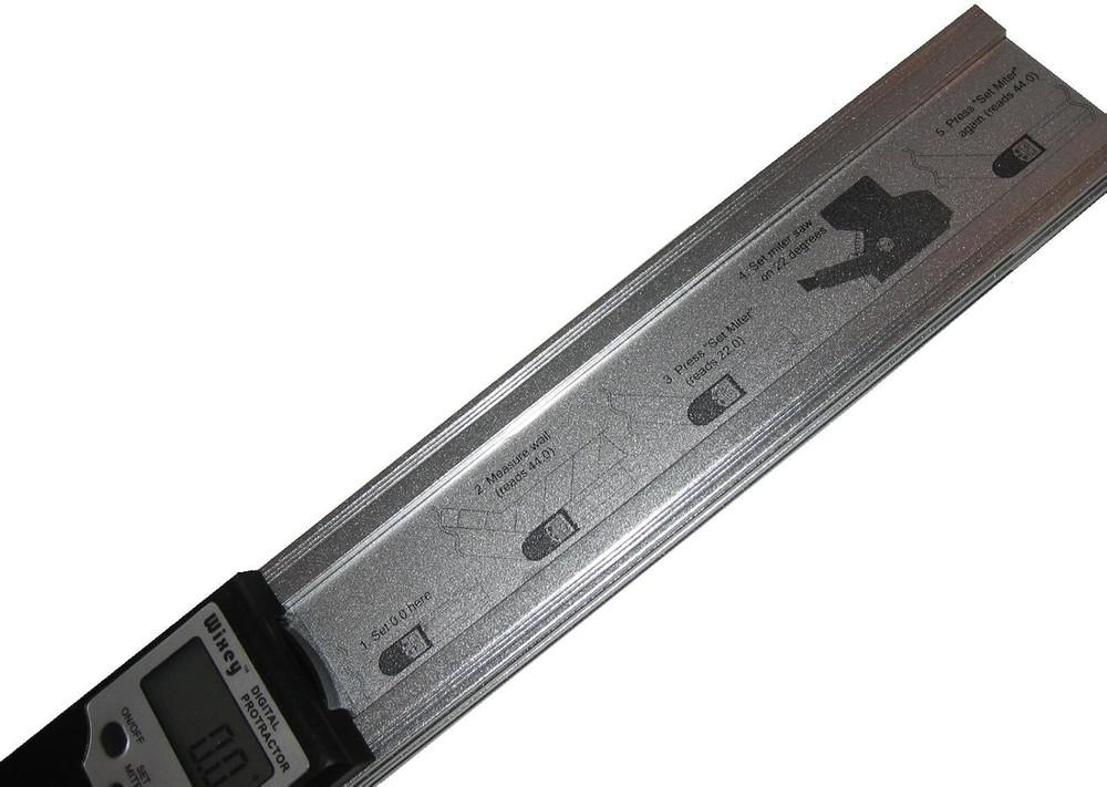 18" Digital Protractor with Miter Function - Accurate Measuring Tool WR418