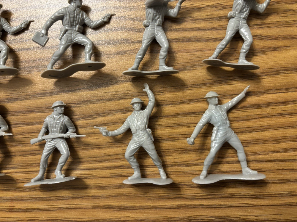 Marx battleground soldiers British figures Set