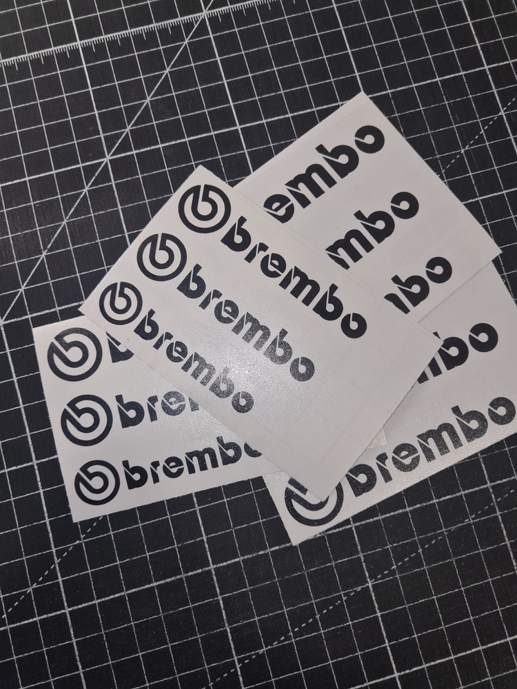 BREMBO Brake Caliper Decals Stickers