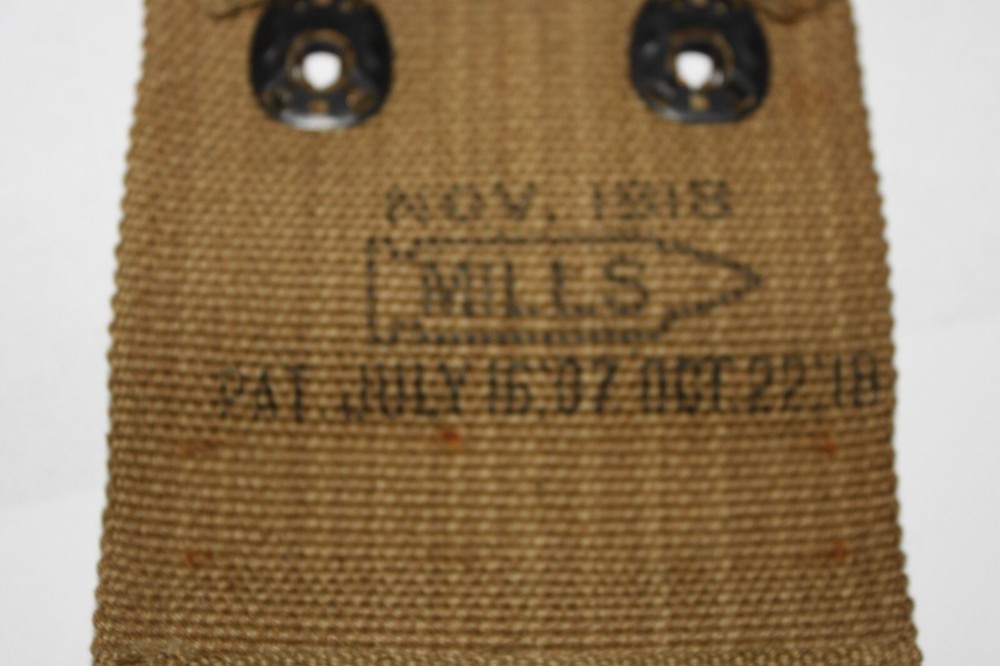 ww 1 mills 1918 .45 ammo pouch