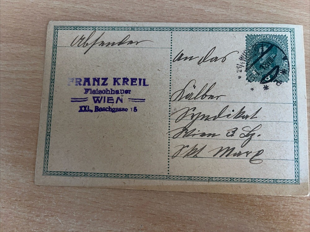1918 5 x Postcards (Printed) posted in Austria