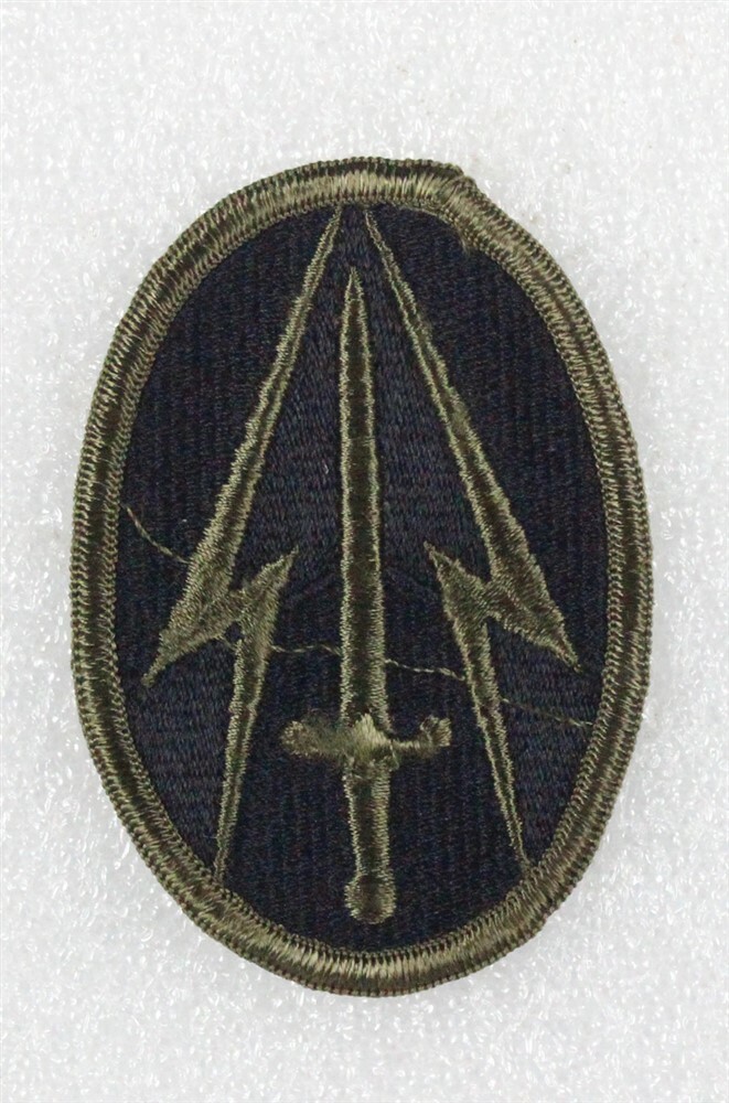 Army Patch: Combat Surveillance & Electronic Warfare - subdued, merrowed edge