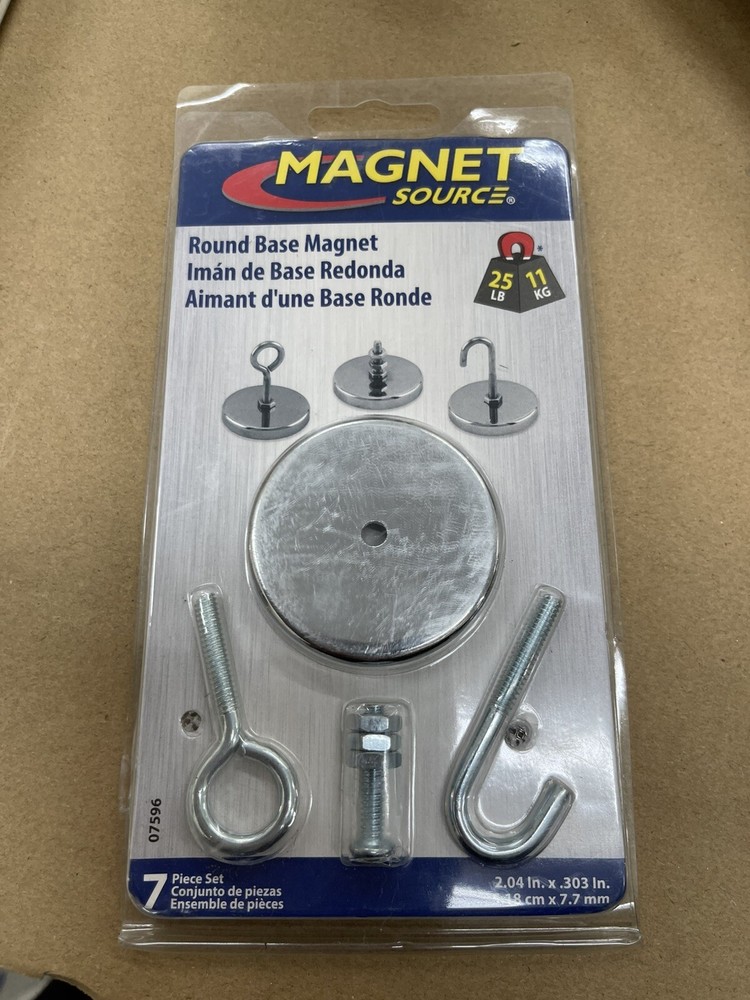 Magnet Source Round Base Magnet 25lbs