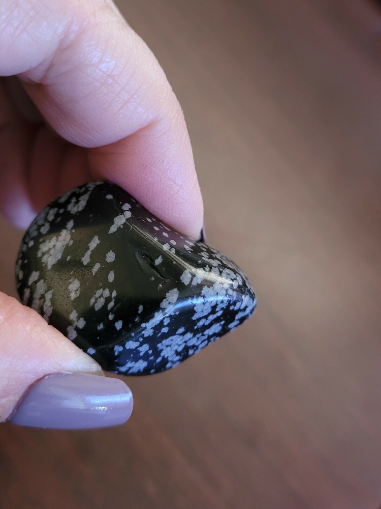 Snowflake Obsidian Tumbled Crystal