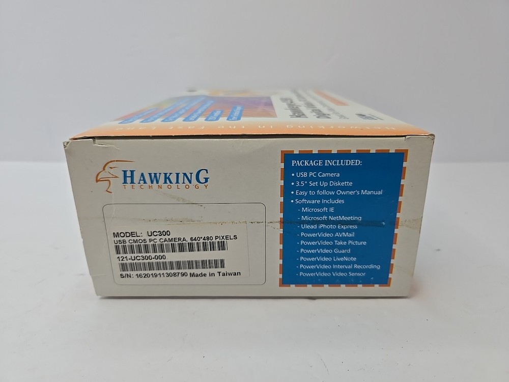 Hawkeye USB Digital Video PC Camera Suite Webcam Security Hawking Technology