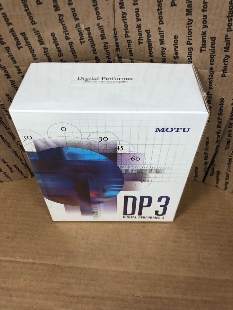 NEW! MOTU DIGITAL PERFORMER 3 (DP3)