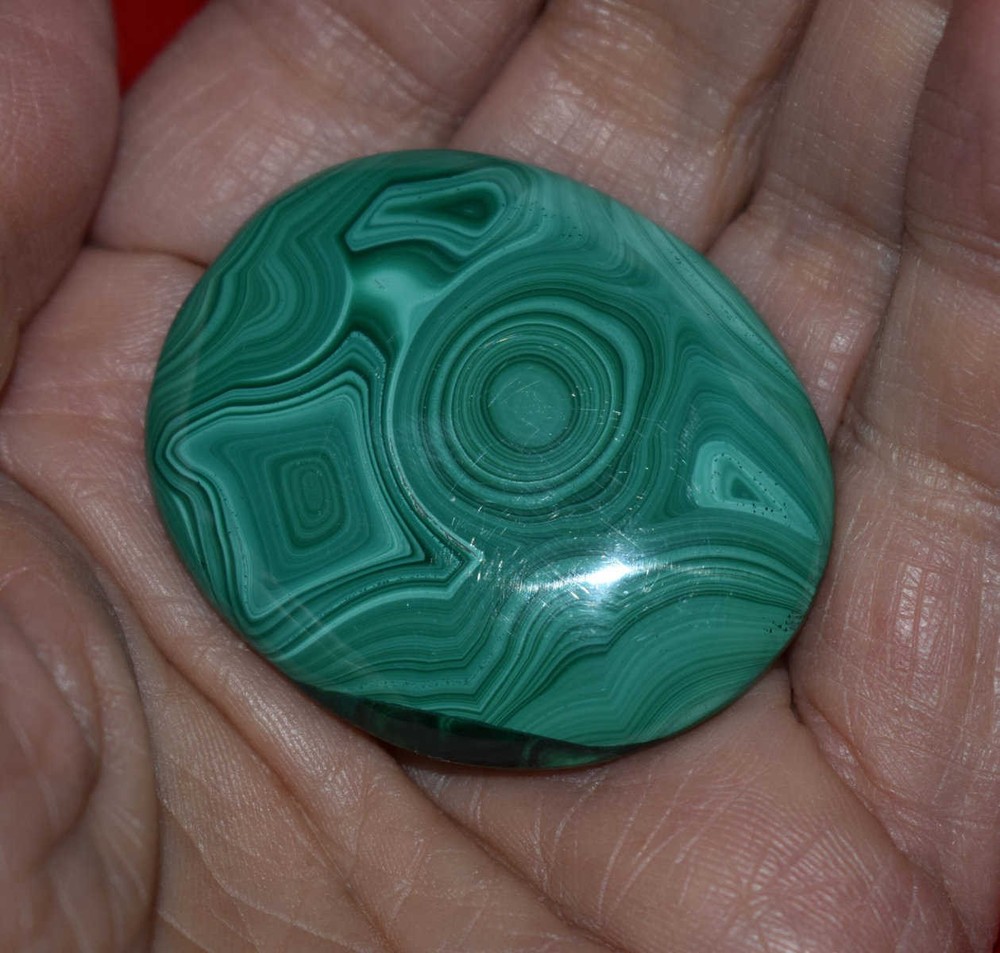 Malachite Worry Stone #11