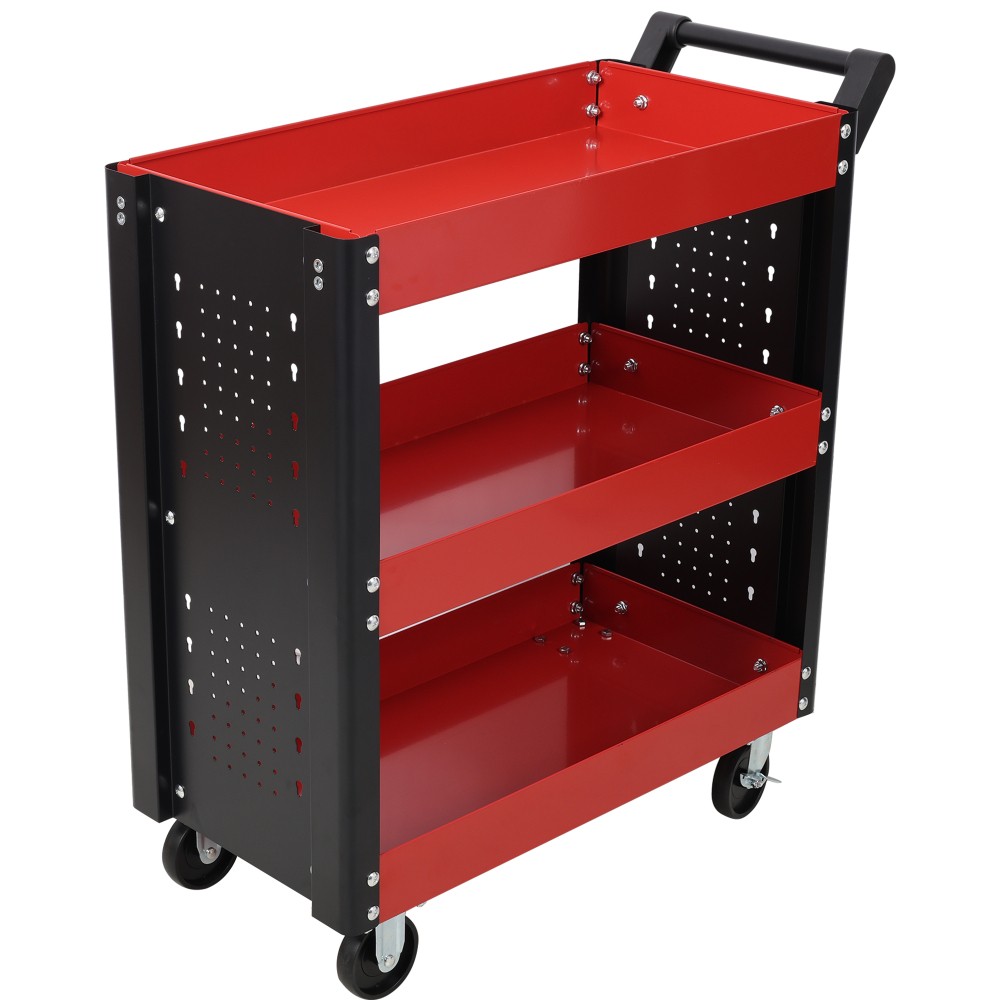 Tool Cart with Hooks  Three-Tier