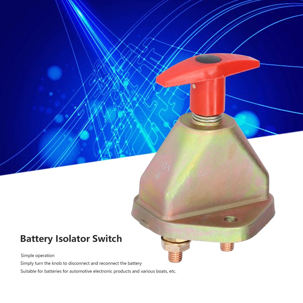 Battery Isolator Switch HeavyDuty Power Kill Cut Off Master Disconnect New