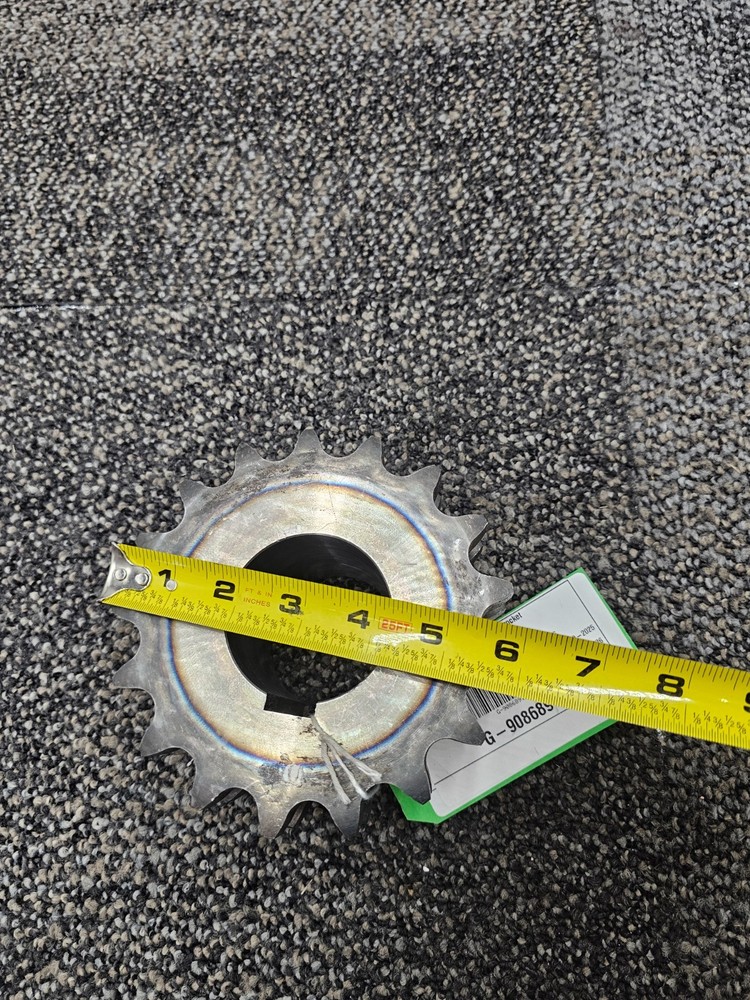 20-023230 DOUBLE ROLLER CHAIN SPROCKET 17 TEETH PLAIN BORE 2"