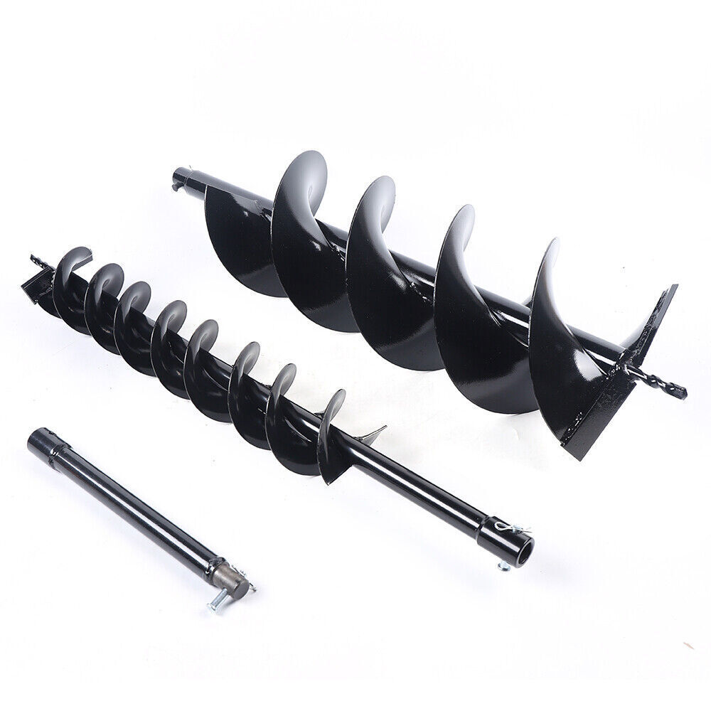 52CC Gas Powered Earth Auger Post Hole Digger with 2 Drill Bits