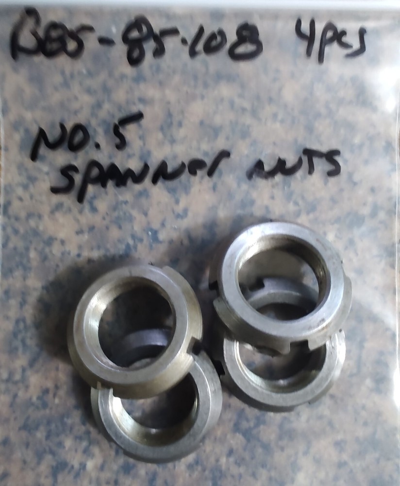 No. 5 SPANNER NUTS 4pcs