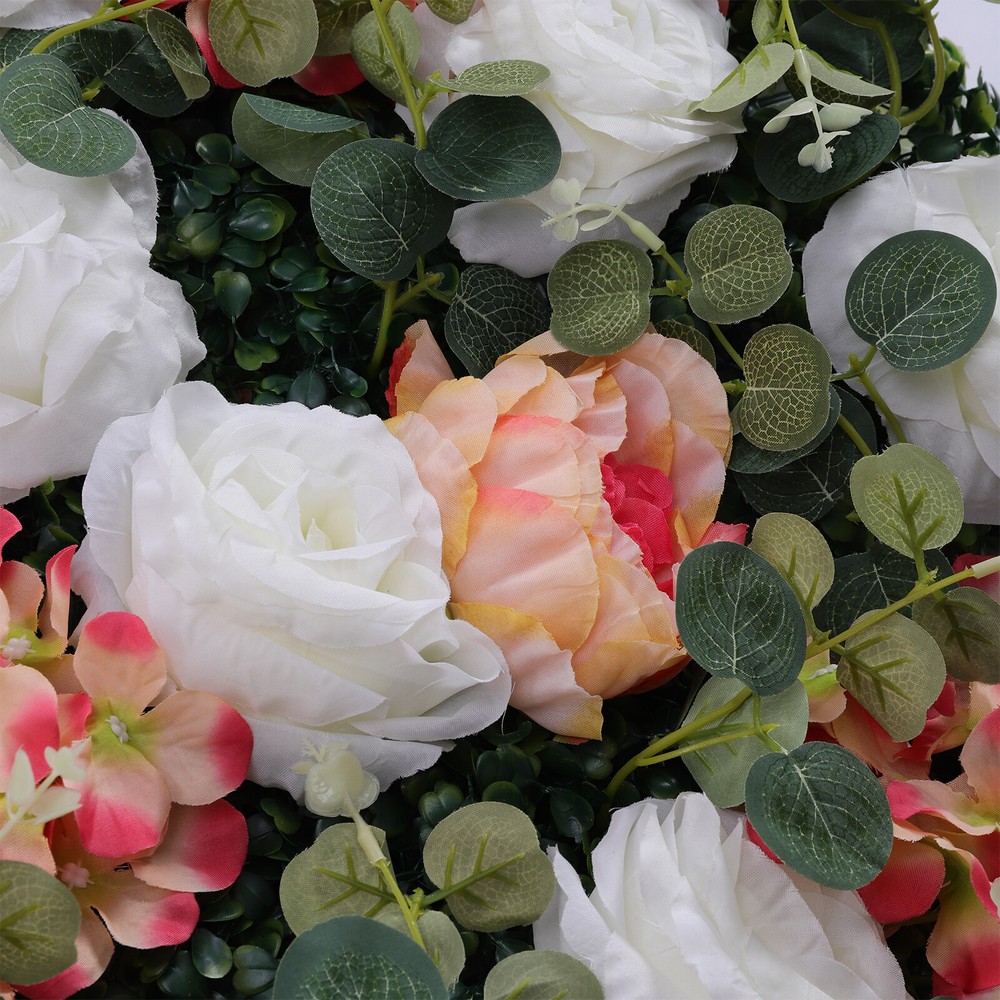 6Pcs Artificial Flower Wall Panel Flower Panel Wedding Floral Prop Wall Panel
