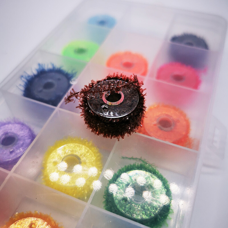 Fly Tying Tinsel Chenille Line Crystal Flash Line Crystal Flash Realistic