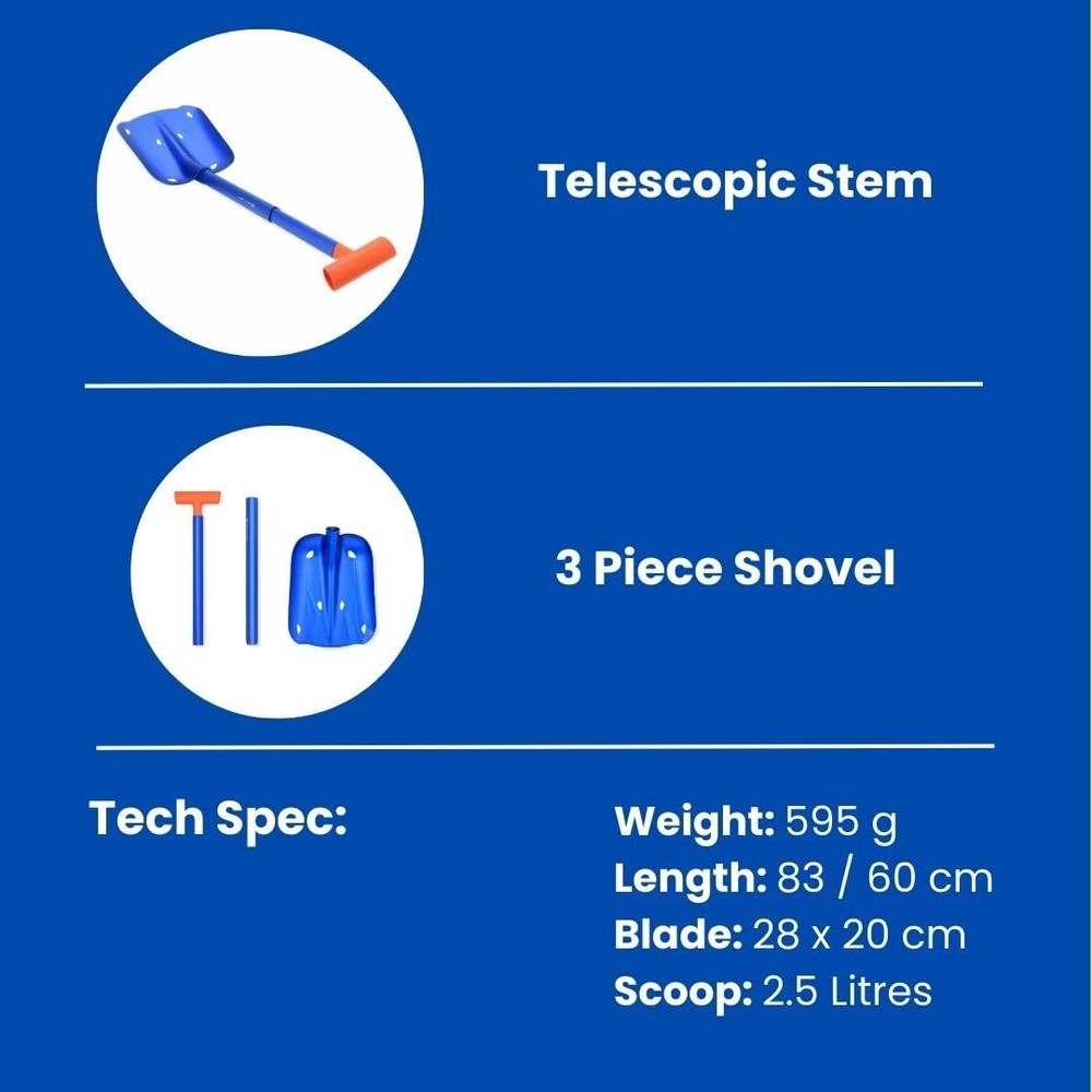 TerraWest Core Plus Avalanche Shovel and 240 cm Quick Lock Probe