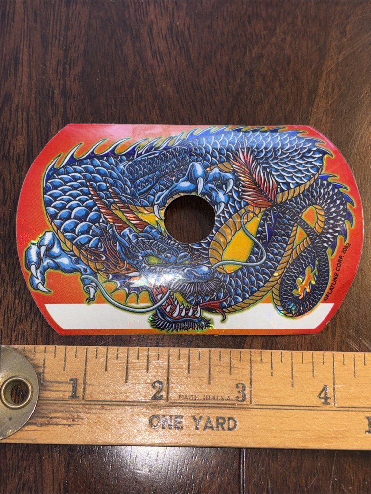 CD LABEL SERIES Vending Machine Sticker . DRAGON. VD2 Misc.