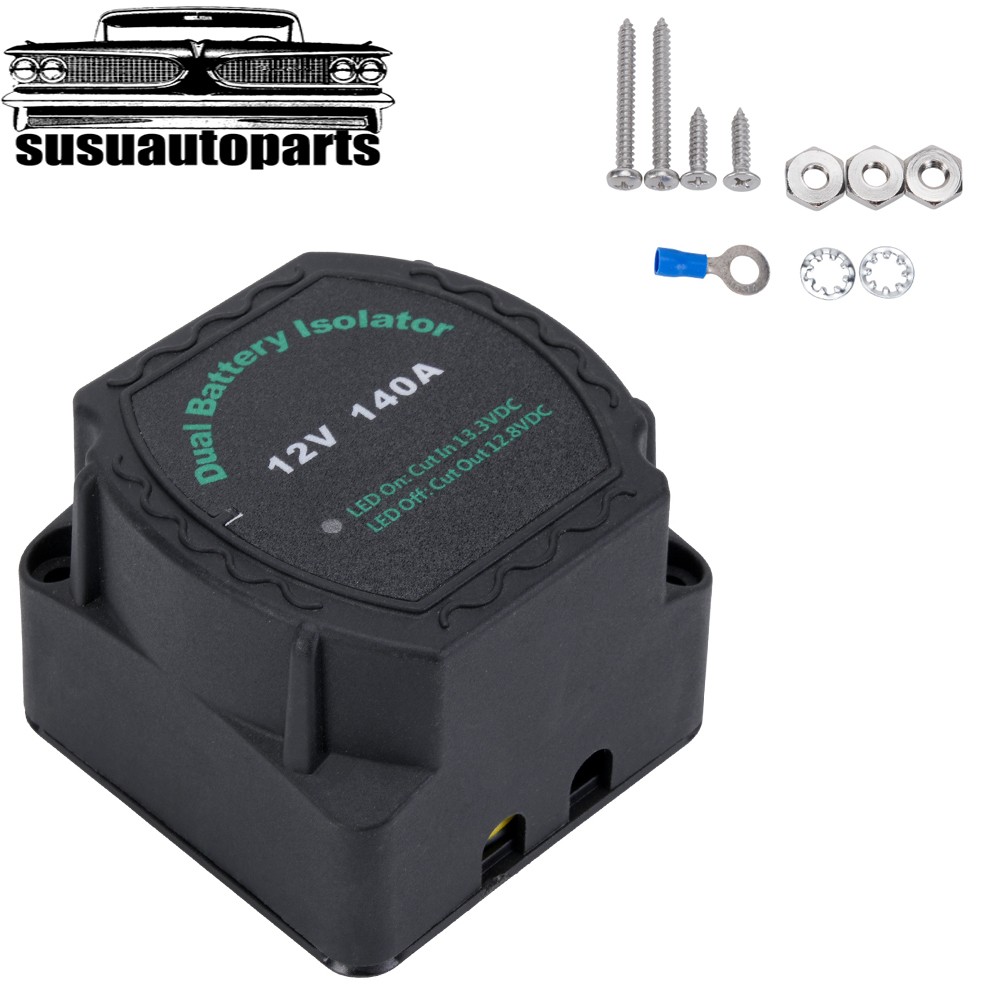 12V 140A Voltage Isolator Split Charge VSR Voltage Sensitive Relay Dual Battery