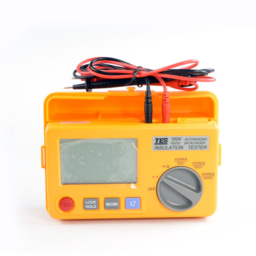 TES-1604 Auto Ranging Isolation Tester Meter RS-232 Window Version Data Logger