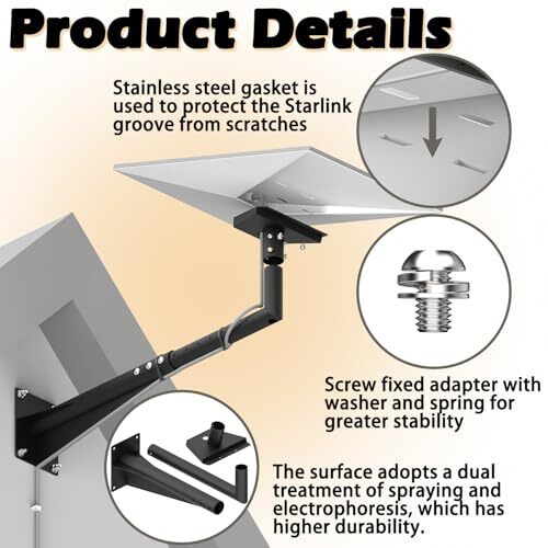 Starlink Gen 3 Extra Long Wall Mount
