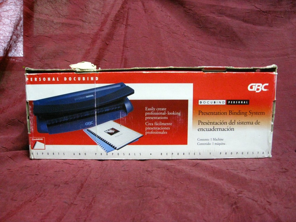 GBC DocuBind Personal Binding System Hole Punch binder manual binding machine