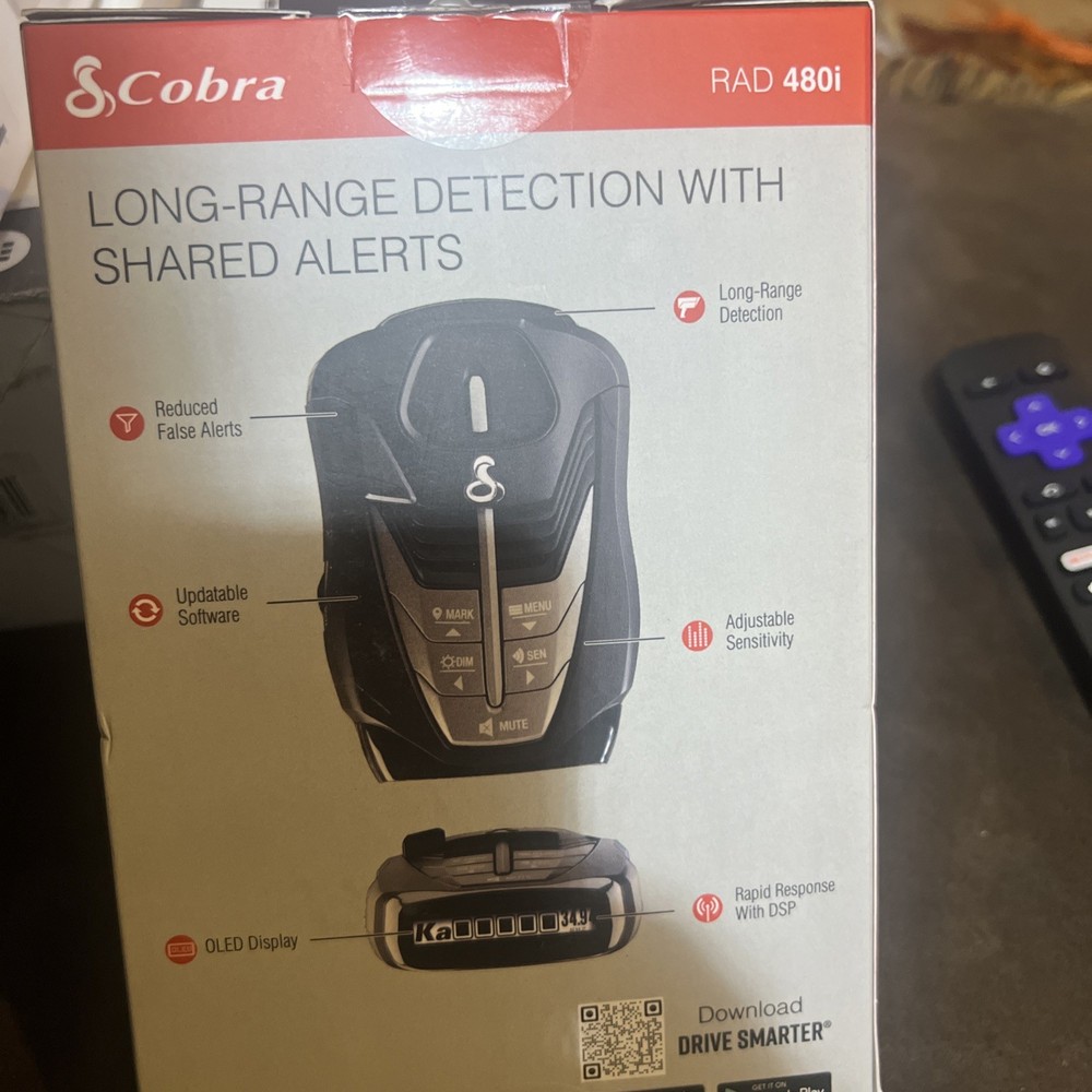Cobra Electronics Rad 480i Radar/Laser Detector