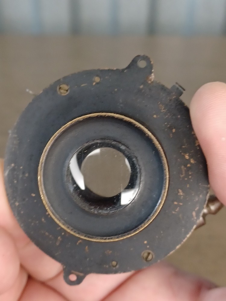 Antique Pocket Poco Camera Shutter With Lens