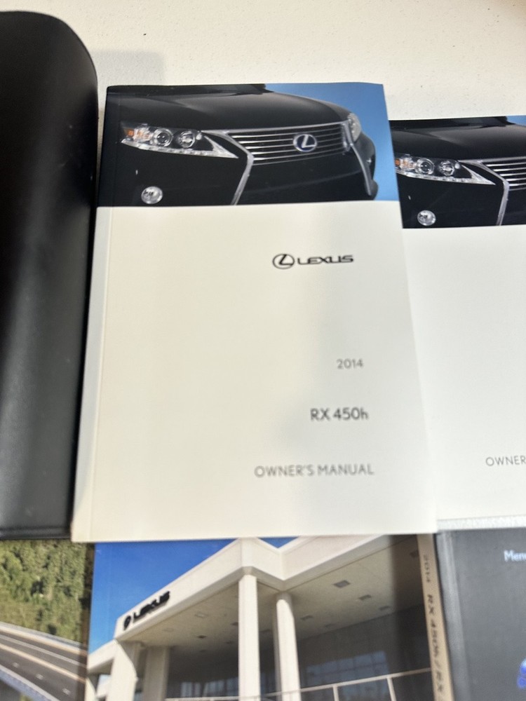 2014 Lexus RX 450h Owner's Manual Set