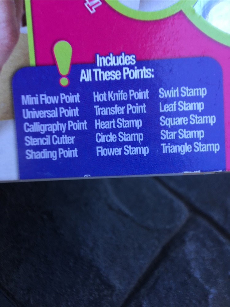 Creative Hot Marks Tool Kit, 15 Points Hot Cutting, 15 Scrapbooking Points